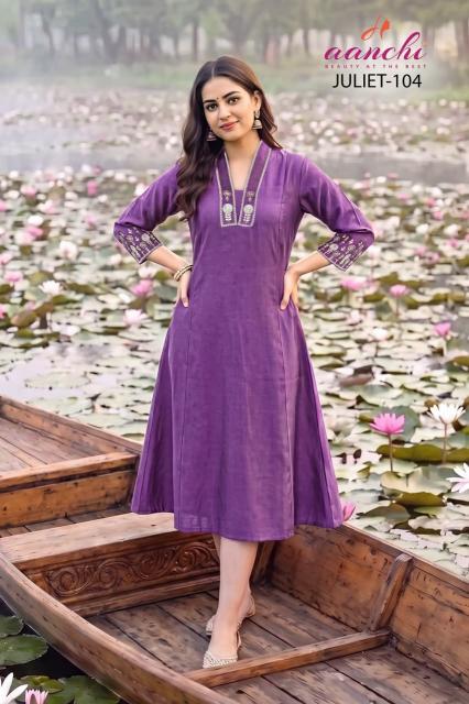 Aanchi juliet fancy kurtis wholesale